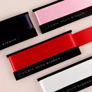 큐빅데코리본 스타폴리25 25mm x 3m재료 포장 포장용 컬러끈 만드는 선물 리본 만들기