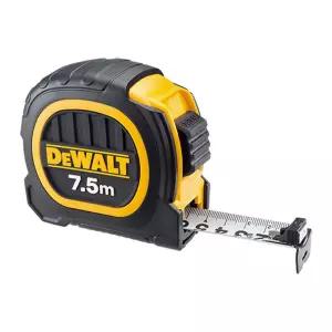 디월트-듀오프리미엄 자켓줄자 DWHT36162L 7.5mx25mm (1EA)자동 원터치 그립락 락자 감김자 감김 공구 공구