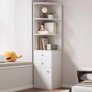 거실 코너책장 선반 수납 북타워 원목 진열대 좁은공간 가정용 코너장