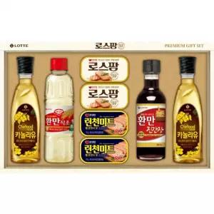 롯데푸드 로스팜97 LW 2호선물세트 셋트 캔햄 햄셋 통조림 통조림셋 돼지고기 돼지고기셋 햄세