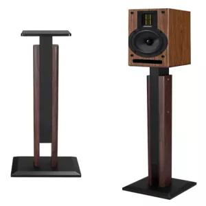 스피커 받침대 스탠드 우드 거치대 서라운드 우퍼 북쉘프 원목 삼각 홀더