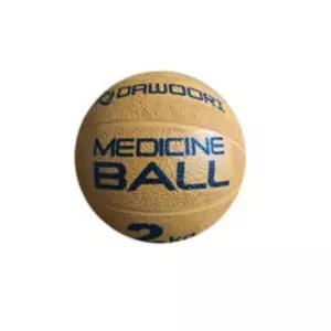 다우리 메디신볼 근력 운동 홈트레이닝 웨이트볼 2kg 웨이트공 운동볼