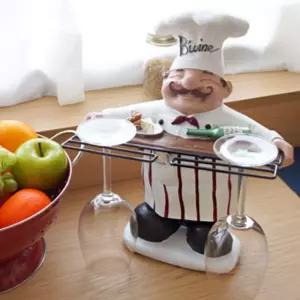 덴마크 주방장 와인잔 걸이데코미니어처 가정인테리어 업소데 귀여운 장식 소품 다용도