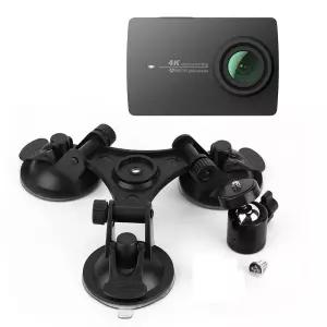 샤오미 지아 4K 액션캠 석컵 자동차 유리 마운트고프로브라켓 브라 부품 카메라 어댑터 캡아답타 고프로 고