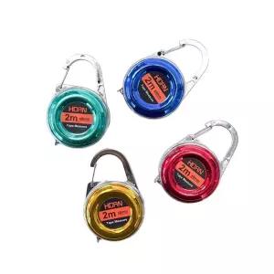 2m 카라비너 줄자 휴대용 캠핑 낚시용고리 미터기 2미터 야외 등산 낚시용 캠핑용 다용도 미니 키링 측정