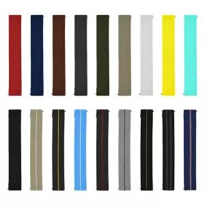 MZDTIMK 나일론 시계 스트랩 퀵 릴리스 패러슈트 백 탄성 18mm 19mm 20mm 21mm 22mm 시계줄