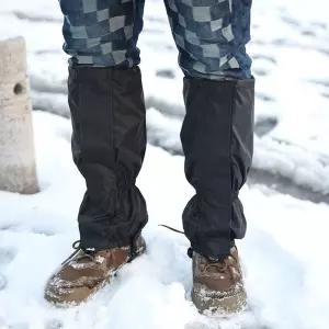 아웃도어 겨울철 모래막이 이중밴딩 블랙 롱 스패츠방수 등산용품 화커버 등산화 스노우 숏스패츠 기본 여