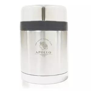 아폴로 보온 죽통 도시락 국통 밥통 실버 470ml학생 용기 소풍 어린이집