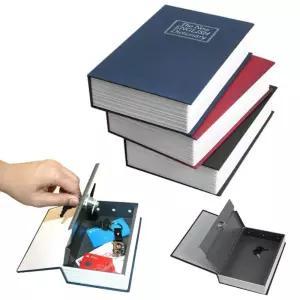 사전모양 책금고 저금통 자물쇠 중형장식용 비밀 디자인 동전 인테리어