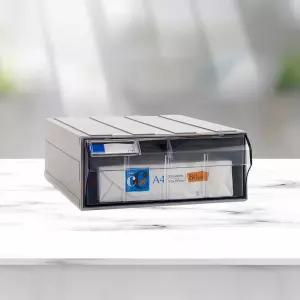 연결형수납함 401 플라스틱 투명 책상 정리함 서랍장사무용함 소품 문구 수납함 소품함 데스크