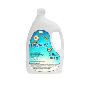 VA 비바크린 테이블싹 2.5L 1개 - 21세기넘버원 에코 안전한식탁세정제 탈취제 기름때제거제 제주방세제 클