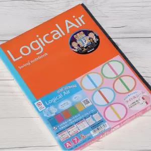 나카바야시 B5 논리노트 로지컬에어 5권 팩-라인 7mm제본 공책 고급 학생 업무용 수입 대학생 일본
