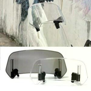 La RS 액세서리 오토바이보조스크린 투명 nt Transpa 스크린 바람막이 가능한 호환 e A 보조 롱윈드스크린 전기