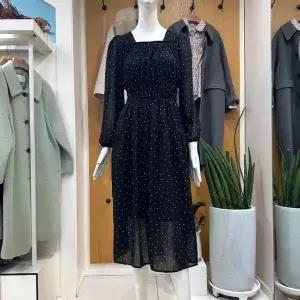 [하프클럽/클리지]클리지 DP01 스퀘어넥 도트 밴딩 원피스 CP3WOP04