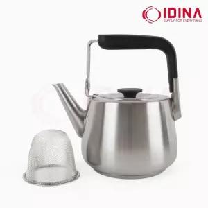 코카코 IH 임팩트 주전자 1.0L보리차 코주 심플 실버 스텐 스테인레스 일반 가정용 차망