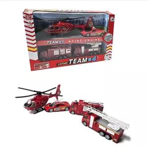 다이캐스트 메탈 미니카 역할놀이 장난감 소방차 세트자동차 작동 어린이 남아선물 생일 조선물 완구