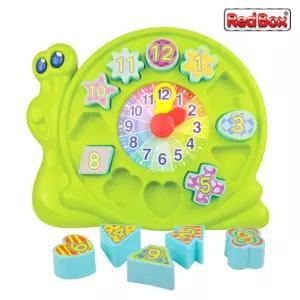 (레드박스)달팽이 블럭맞추기시계놀이 (612R25736-1)도형맞추기 장난감 완구 오감발달 감각 맞추기
