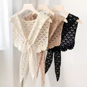 펀칭니트 어부바 케이프 숄 ELS-122레이스 펀칭 숄더 숏케이프