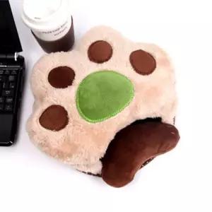 아기곰 손바닥 USB 온열 마우스 패드사무실난로 손난로 아이디어손 발열손