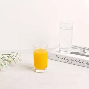 베이직 일자 주스컵 155ml 6개 1세트투명 유리 디자인 물컵 음료 유리물 유리잔 주스 투명