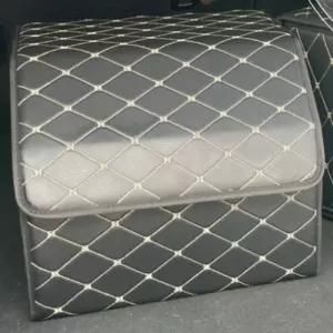 차량수납함 량용 가죽커버 트렁크정리함 중형세박스 신발함 보관함 공구함 차박 툴백 가방 용품 수납함