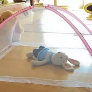 ( )원터치 유아 모기장 접이식 아기 모기장 침대 실내 여름