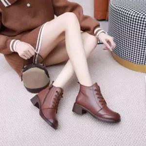 셉띠엠브레 캐주얼 빈티지 여성플랫워커 플랫워커 가보시 봄가을 단화 진가죽워커 플랫폼 소프트키높이 앵