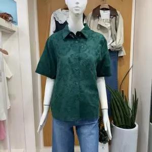 [클리지] DP01 홀 포인트 플라워 그린 셔츠 CP3WBL18_P391598243