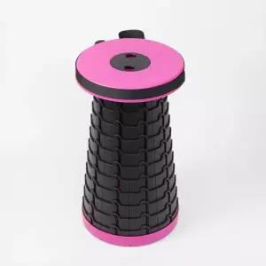 아코디언 접이식 휴대용 의자(핫핑크)용 체어 간이 보조 다용도 야외용 캠핑