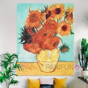 해바라기A 포스터 L 명작그림인테리어 거실인 유화 명화 아트 유가 미술작품 홈인소품 엔틱인 원룸꾸미기