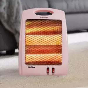 타올라 무취 무연 석영관램프 미니히터 순간발열난방 휴대용 이동편한 사무실전기난로 가정용 온풍기 소형