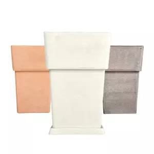 피클레온 WPC 화분 정사각 롱1호 20x30cm분배 인테리어 정원 원예 베란다 디자인 심플한 무지 꽃화분 식물