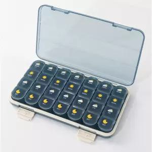 (modoo) 휴대용 일주일 보관 약통 2사이즈한달 미니 안약 환통 케이스 용알약 용구급상자 용구급함