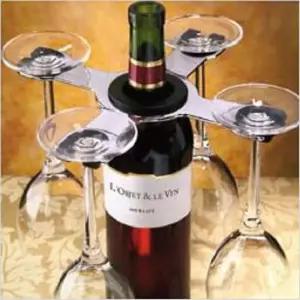 와인서빙캐디 잔거치대 용품와인 잔캐디 잔걸이 소품 선물 가정용 악세사리