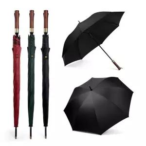 시크론 프리미엄 클래식 8K 골프 우드그립 자동 장우산 70 긴우산 고급 선물용 대형