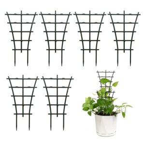 페이토어 식물 트렐리스 실내, 6Pcs 스태커블 실내 등반용 화분용 소형 클라이밍 트렐리스, 플라스틱 지원 하우스플랜트 호야 포토스