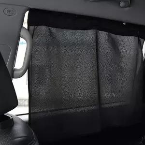 차량 햇빛가리개 초간단 자동 창문 커튼 2P 덮개 앞유리 단썬바이져 썬블럭 카커텐 차박 암막