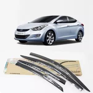 차량 환기 목적으로 설치하는 아반떼MD 도어바이저자동차선루프 썬루프 썬저 썬져 빗물받이 선져교체 몰딩