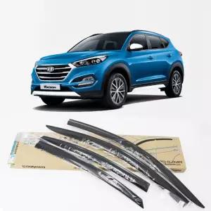 차량 환기 목적으로 설치하는 올뉴투싼 도어바이저자동차선루프 썬루프 썬저 썬져 빗물받이 선져교체 몰딩