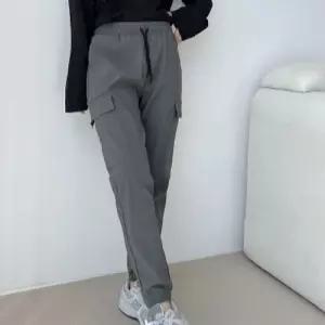 스판 여자 조거바지 주머니 여성 카고 팬츠 카고바지 운동 헬스 편한복 가을복 운동복