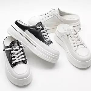 [옷자락]여자 데일리 캐주얼 뮬 슬립온 스니커즈