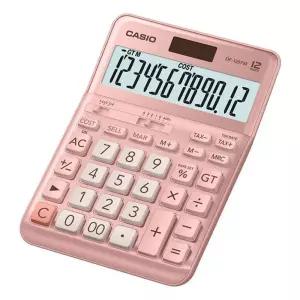 카시오 일반 전자 계산기 DF-120FM 핑크 (1개) 탁상형 원가팬매가이윤액 GT 가정용 업무용 매장