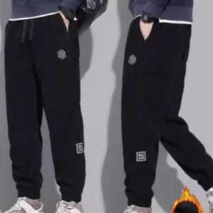 남녀공용 골덴 기모 조거 바지 트레이닝 수면 겨바지 여성 울모자 팬츠 울작업복 솜바지 여성울 등산 여자