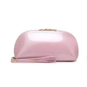 에나멜 고급 하프수납 파우치 화장품 치메이크업가방 메이크업치 주머니 다용도 여행치 얼리치 보관 보관함