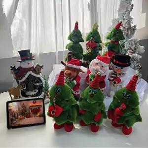 춤추는 크리스마스 트리 인형 LED춤추는 장식 장식품 성탄절품 꾸미기 인테리어