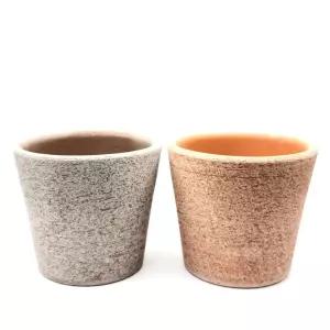 이탈리아 러스틱 수제 토분 실린드로 CM18 18x16cm화분선물 빈티지 식물 꽃화분 베란다 업소용 분갈이 채소