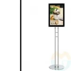 굿마켓 자석형 스텐딩 POP판 A3 포스터액자 홍보물거치대 스탠드안내판 철제스탠드