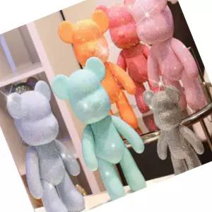 자수인형 퍼플 (중) J 1set 봉제 솜 공방 캐릭터DIY 보석 보석곰 선물 공작 공예 비즈 만들기 취미 정성들