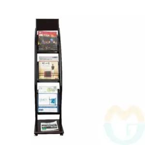 카다로그 꽂이 A4 1열3단 철재스탠드 팜플렛스탠드 매거진랙 전단지꽂이