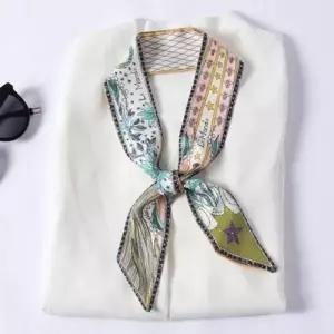 ( )여성봄스카프 프린 양면 스카프 미니 여름스카프 끈스카프 머플러 미니스카프 타이스카프 봄스카프